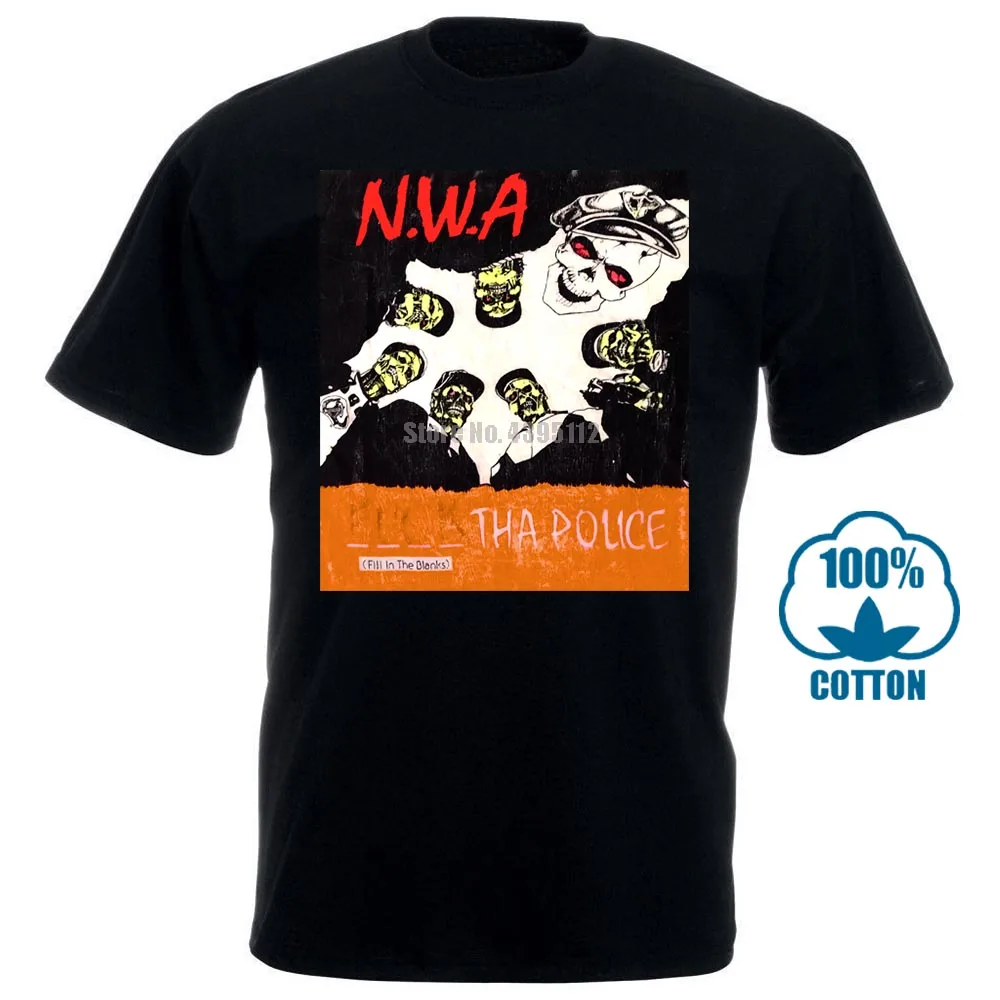 Vtg Nwa N W A Straight Out Compton Ice Cube Dr Dre Eazy E футболка рэп Репринт рукав Летняя мужская Топы