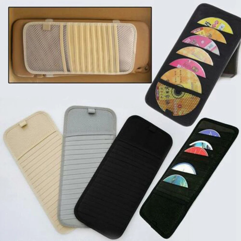 Чехол для автомобильной салфетки с козырьком от солнца хранения CD DVD дисков |