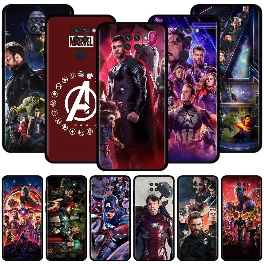cellphone-case-for-xiaomi-redmi-note-9s-9-8-10-pro-max-9c-7-9a-note-8t-9t-7a-cover-marvel-avengers-infinity-war