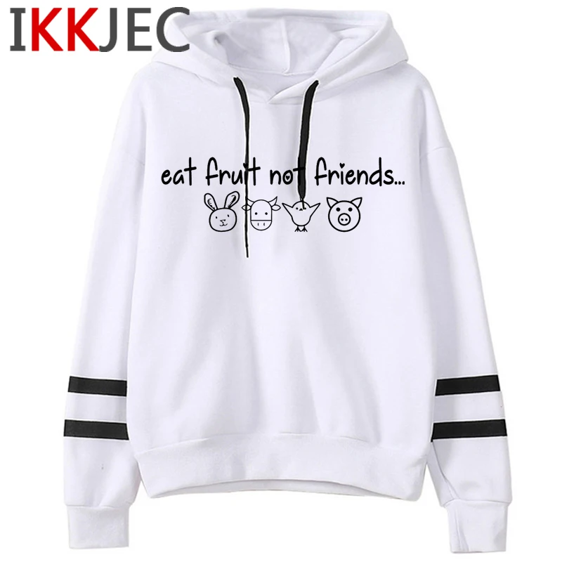 

Vegan hoodies female printed y2k aesthetic anime grunge female clothing pullover Oversized hip hop
