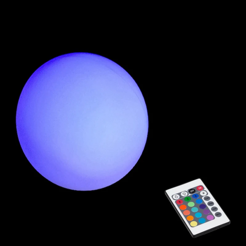 Мебельные Светодиодные шарики 15 см ночное освещение уличный круглый шар для