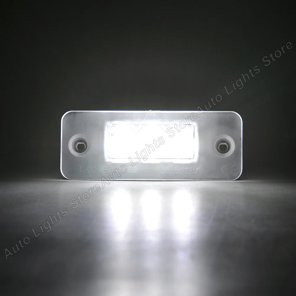 Светодиодные лампы для номерного знака 2 шт. без ошибок Audi A8 D3 2002 2003 2004 2005 2006 2007 2008