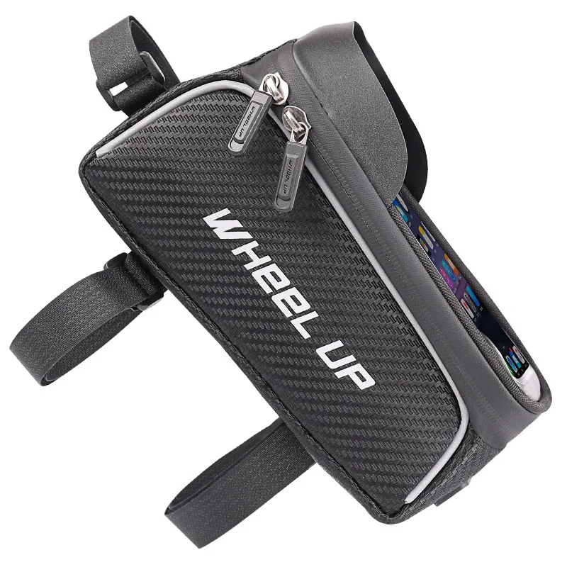 

2021 New Mountain Bike Front Beam Bag Bicycle Cycling Bag Waterproof Phone Bag Bicycle Bag