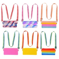 10 pcs wholesale pop fidget toys kawaii bag push bubble simple dimple antistress relief squeeze toys for children girl gifts