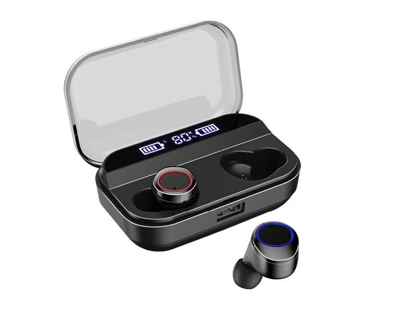 X11 TWS Беспроводные Bluetooth 5,0 Наушники дисплей питания сенсорный контроль Hifi стерео наушники IPX7 Водонепроницаемая гарнитура с зарядным устройством