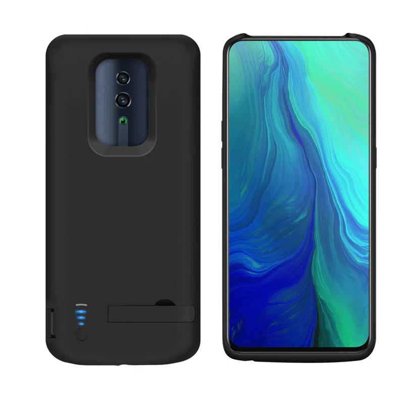 

XNCORN Battery Charger Cases For OPPO RENO Fast Charge Back Clip Battery Holder Usb Power Bank Thin Case Mobile Phone Case