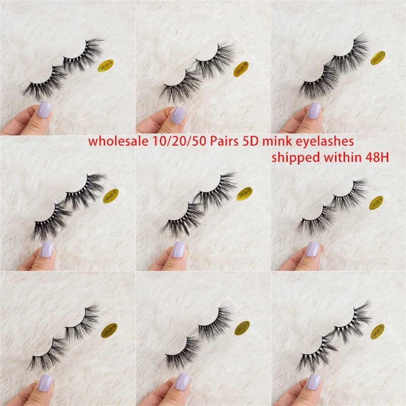 

Ресницы норковые пушистые толстые длинные, 25 мм, 50 пар