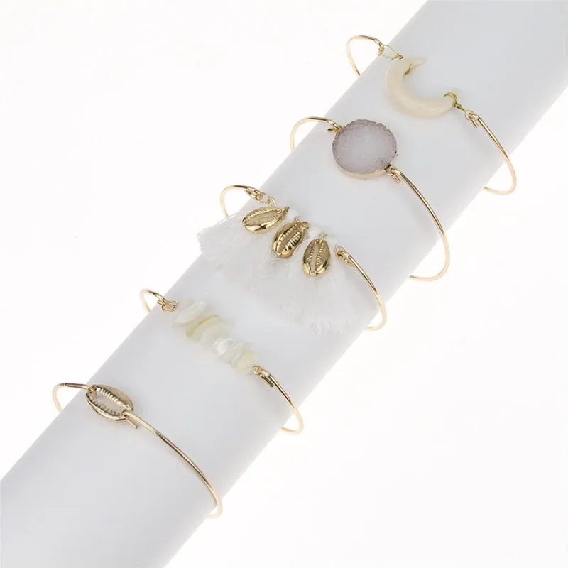 6 шт./компл. Для женщин мода лунный камень штаны с узором в виде ракушек и