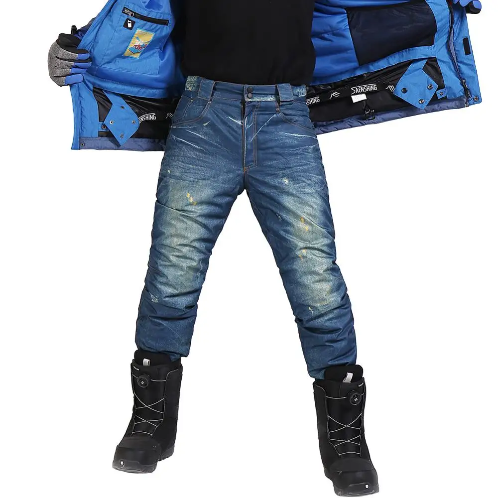 Saenshing открытый Для мужчин лыжный Брюки зима профессии сноуборд