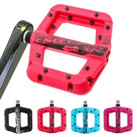 enlee mountain bike pedal nylon fiber bicycle pedals double side anti slip bike footboard wide platform cycling accessories