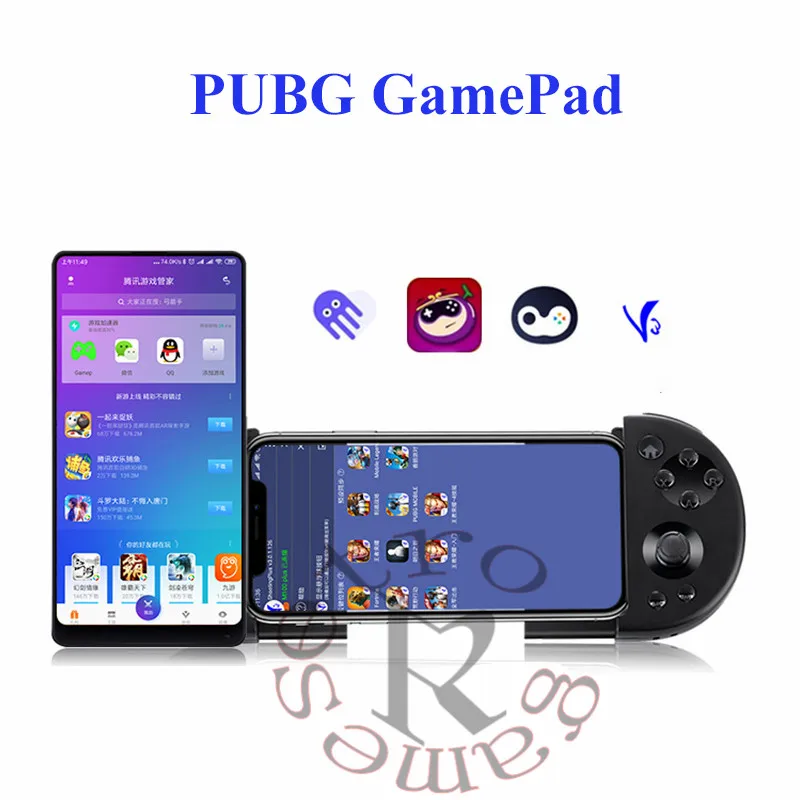 Flash PUBG Conroller стрельба геймпад растягивающийся портативный джойстик Bluetooth игровой