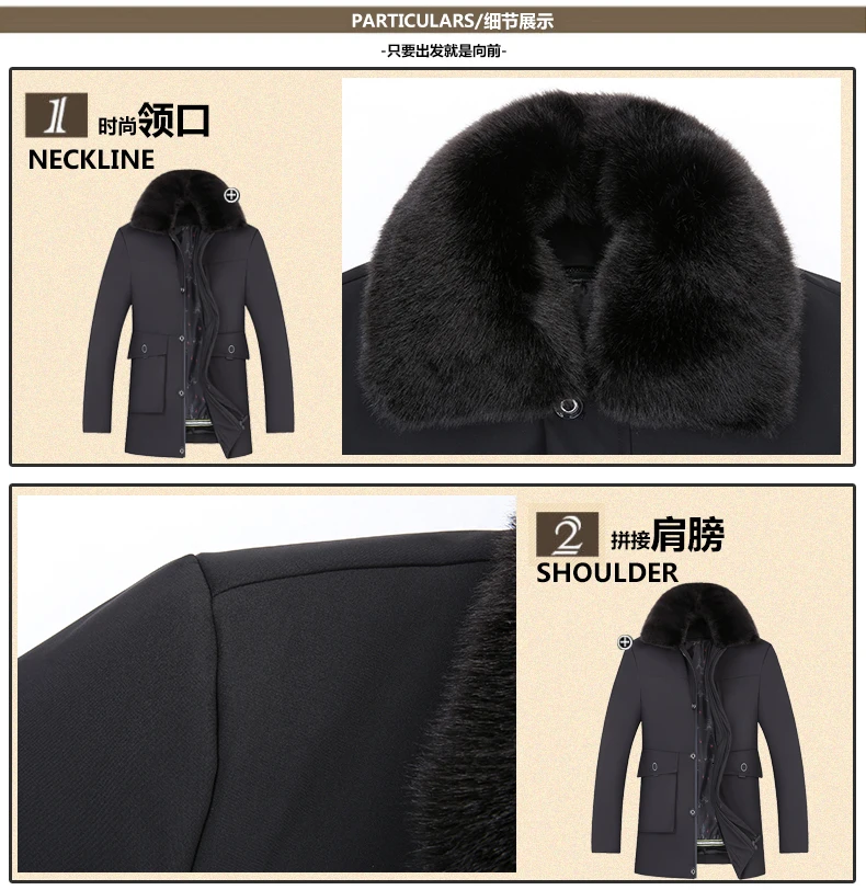 Plus 10XL 8XL 6XL Winter Jacket Men Fashion Casual Slim Thick Warm Mens Coats Parkas With fur collar Long Overcoats Male Clothes