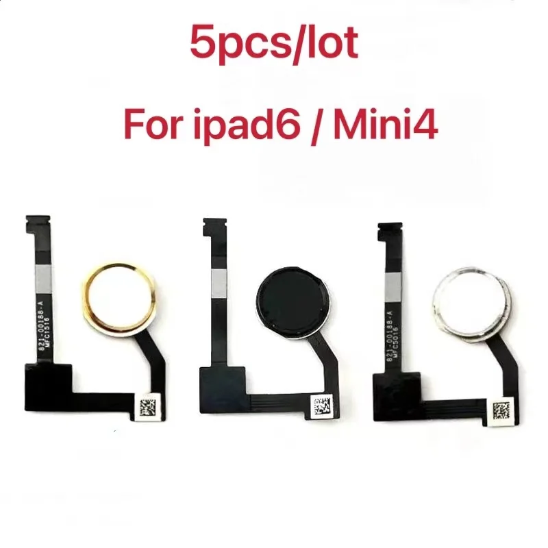 

5pcs Home Button Flex Cable for iPad 6 Air 2 Ipad Mini 4 Menu Sensor Replacement Parts