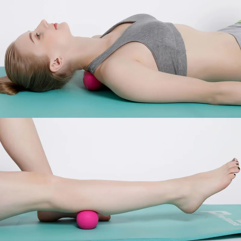 Мячи для фитнеса массажные мячи ног йоги мышц Лакросс мобильность сенсорная