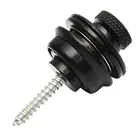 Замок для гитарного ремня, Хромированная кнопка стреплок для всех акустических электрических бас-гитар, ремешок с легкой фиксацией и снятием