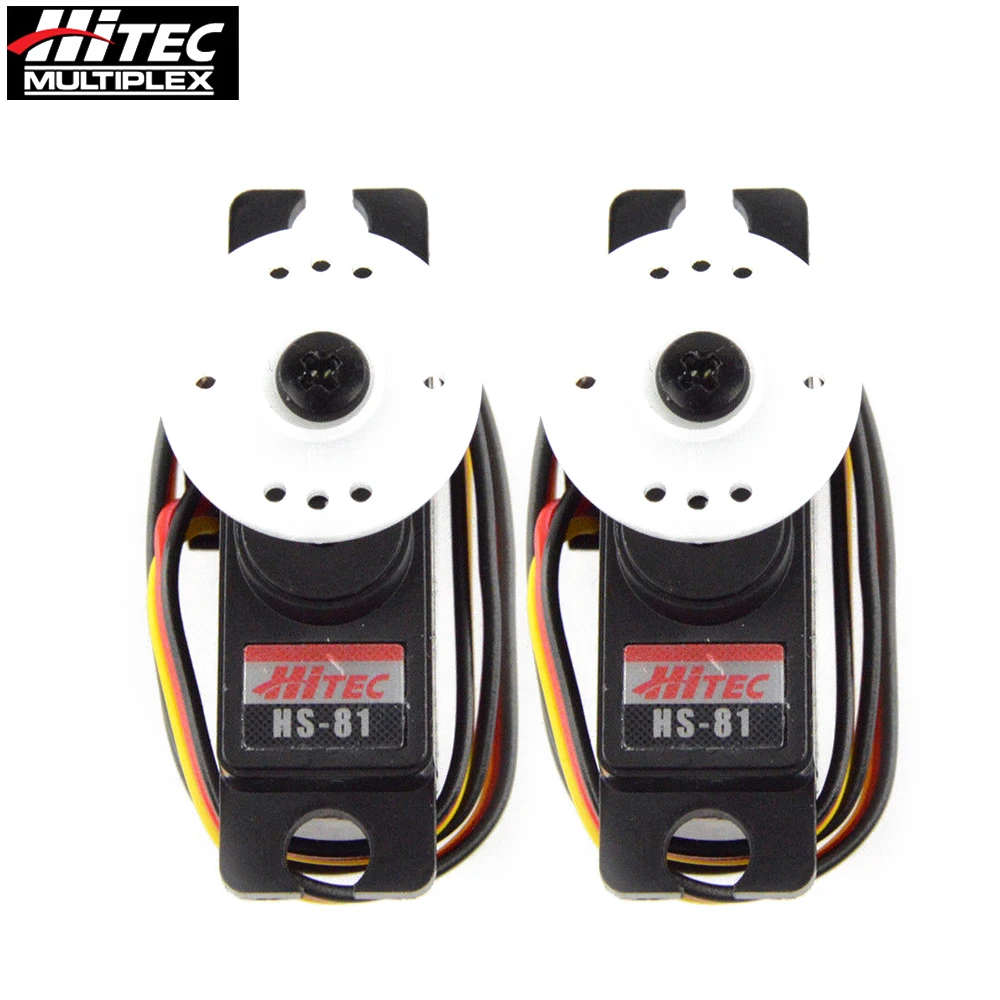 Микро Аналоговый сервопривод Hitec HS81 HS 81 12 мм 4 8 В 6 0 в с разъемом Futaba JR Airtronics для