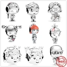 Новый оригинальный серебряный блестящий кулон для медсестры для мальчиков и девочек подходят для шармов Пандоры серебряный браслет из 925 бусин для женщин diy модные ювелирные изделия