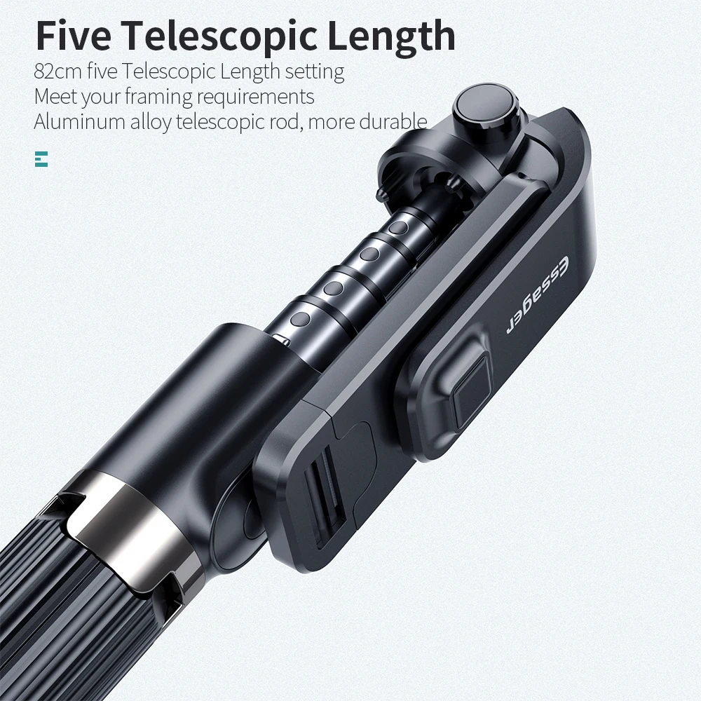 Essager 3 в 1 Беспроводная Bluetooth Гибкая селфи-палка Штатив для телефона iPhone Xiaomi