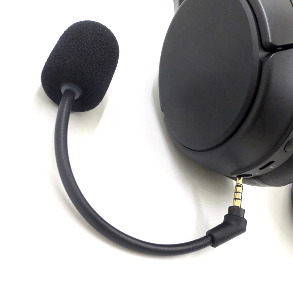 Черный игровой микрофон с разъемом 3 5 мм для Kingston HyperX Cloud II Flight/Flight S Беспроводная