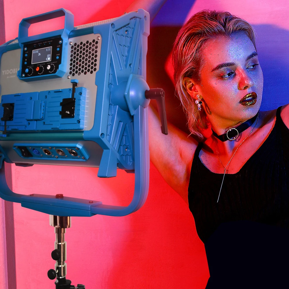 

200W RGB Yidoblo AI-2000C led Panel Light with 12 Special Effects Lighting high Brightness APP Control for Studio Film Shooting