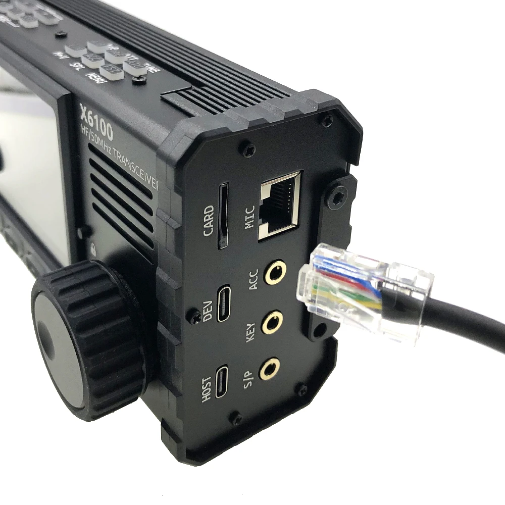 XIEGU X6100 50MHz All Mode Transceiver HF Transceiver Portable SDR Transceiver with Antenna Tuner