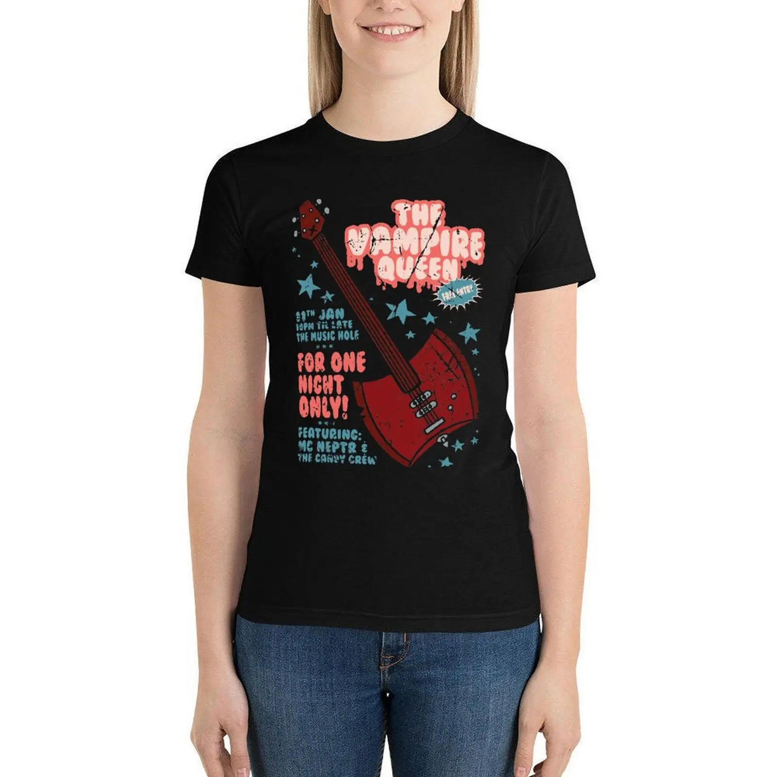 

Хлопковая футболка с коротким рукавом и круглым вырезом, большого размера