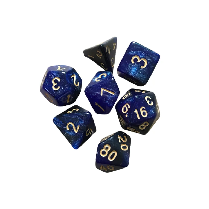 7 шт./компл. многогранные кубики стол игровые для игры в мяч многоцветный драконов
