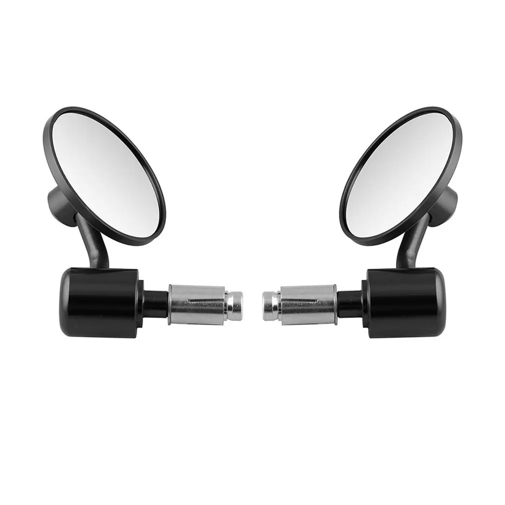 

1Pair Motorcycle Rear View Mirror Round Handlebar End Mirror Rearview Mirror Motorcycle Side Mirror Auto Parts