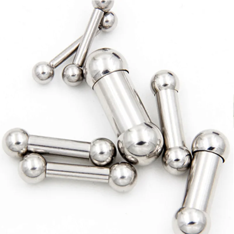 Пирсинг ПА Кольцо большого размера из нержавеющей стали прямой колокольчик