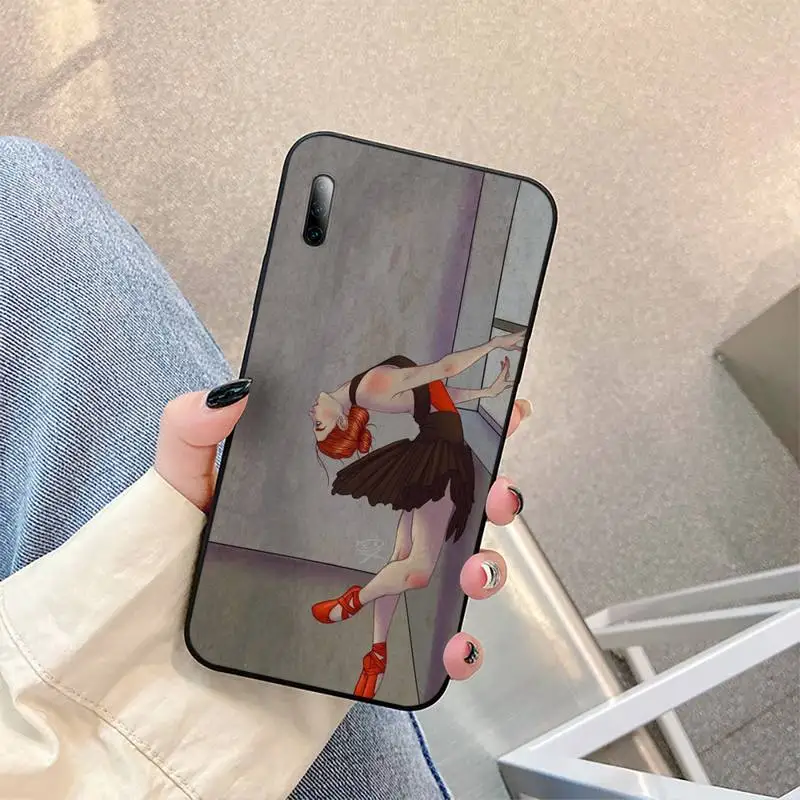 

Ballet girl Phone Case For Xiaomi pocophone F1 mi10lite 5 8se pro note2 3 6 8explorer 9t a2lite Cover Fundas Coque