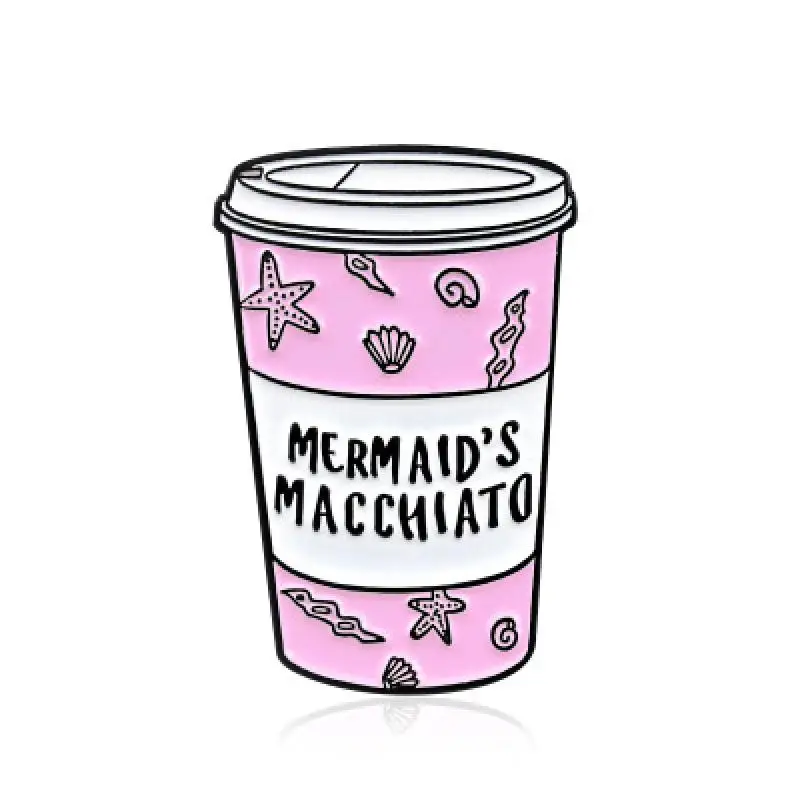 Все о кофе эмалированная булавка Broszka кофейная чашка Латте капучино мешочек для