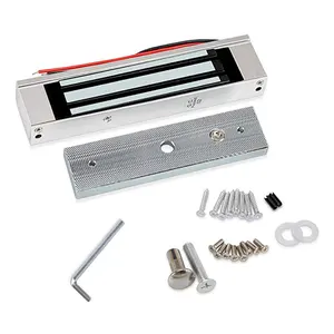 Электрический магнитный замок 180 кг, контроль доступа, однодверный кронштейн U  LZL, используется для деревянной двери, противопожарной двери, удерживающая сила: фунтов