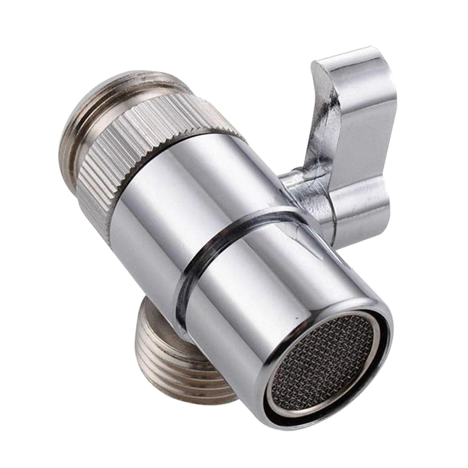 

2-in-1 Shower Head Diverter Valve 3 Way T-Adapter Bath Faucet Tools mixer Tap