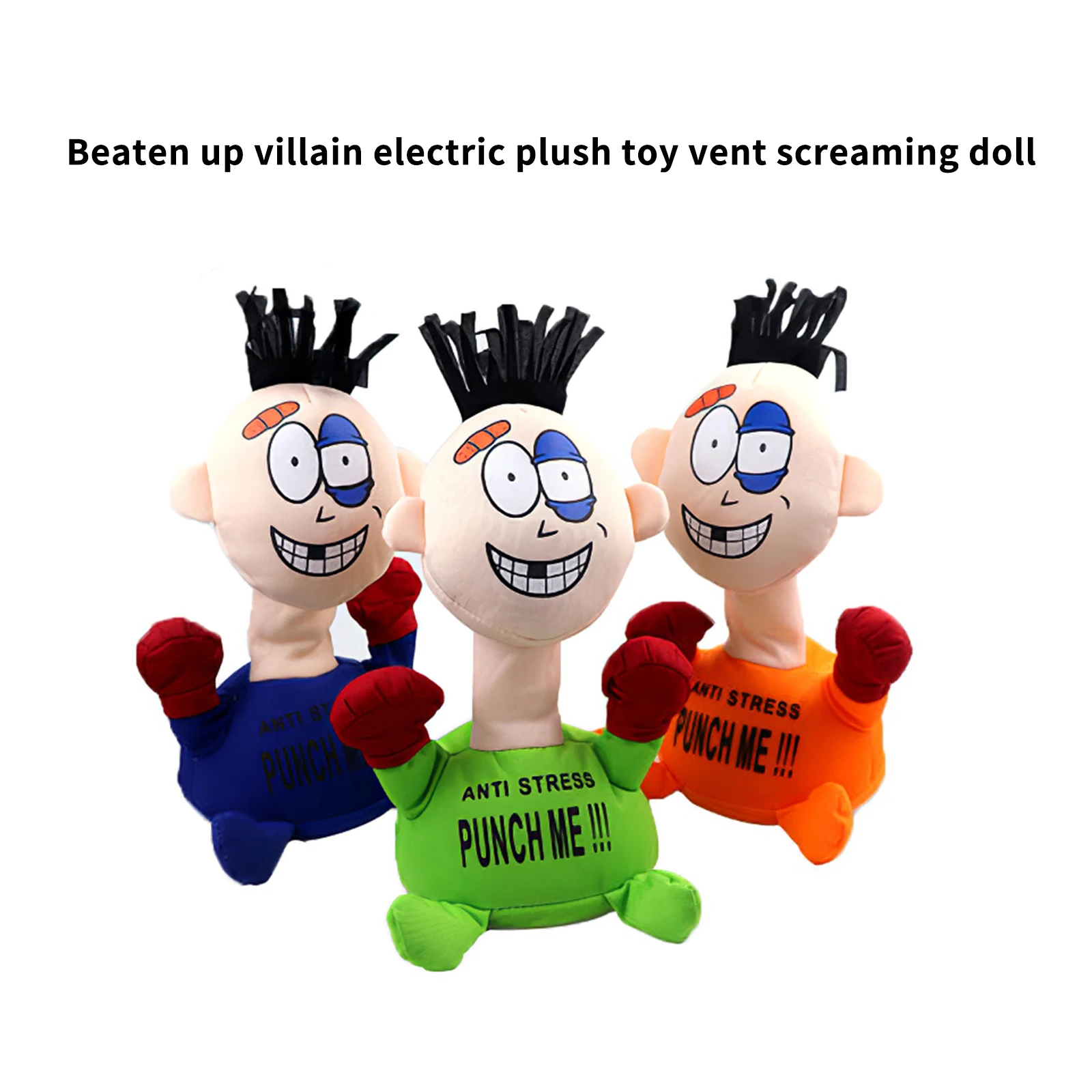 Детские игрушки для бокса удар мне Электрический плюшевые забавные Vent Кричащие