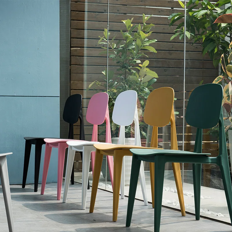 

Современное минималистичное креативное кресло в скандинавском стиле для ресторана, семейный стол, компьютерная спинка, удобный стул для пе...