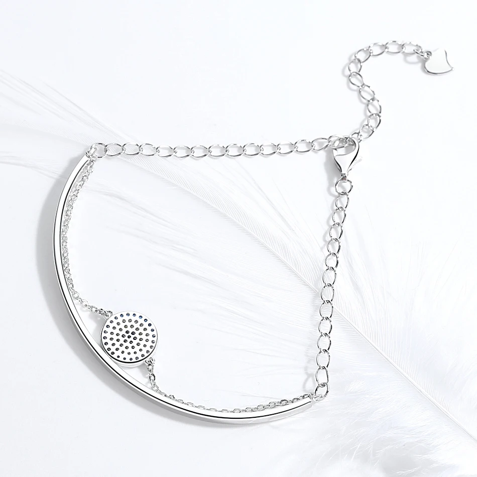 Калетин удача амулеты из стерлингового серебра 925 пробы сглаза браслет круглый