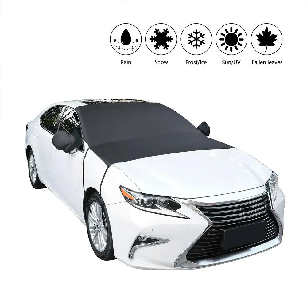 

Car Snow Cover Windshield Snow Cover Durable Car SunShade Auto Parts Frost Guard Protector 210T 205*150 Portable for SUV