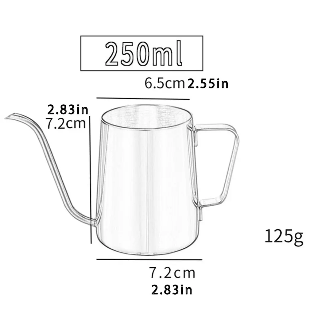 

Stainless Steel Hand Coffee Pot Long Narrow Spout Coffee Pot Gooseneck Kettle Hand Drip Kettle Pour Over Tea Pot