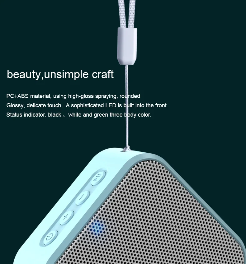 Portable Bluetooth speakers Wooden Subwoofer Speaker mini HD HiFi Sound Music Speaker for Home Palm bsize Support TF loudspeaker