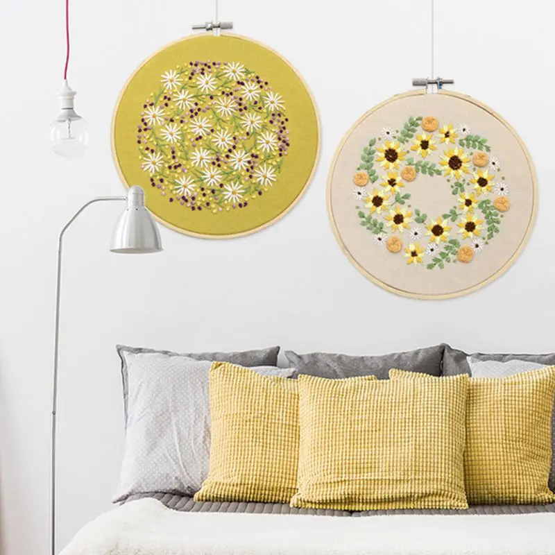 Набор лент для вышивки в европейском стиле с цветами рукоделие крестом