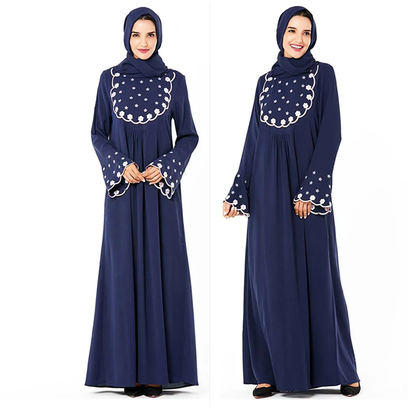 Абайя Дубай турецкое хиджаб мусульманское платье кафтан джилбаб мусульманская