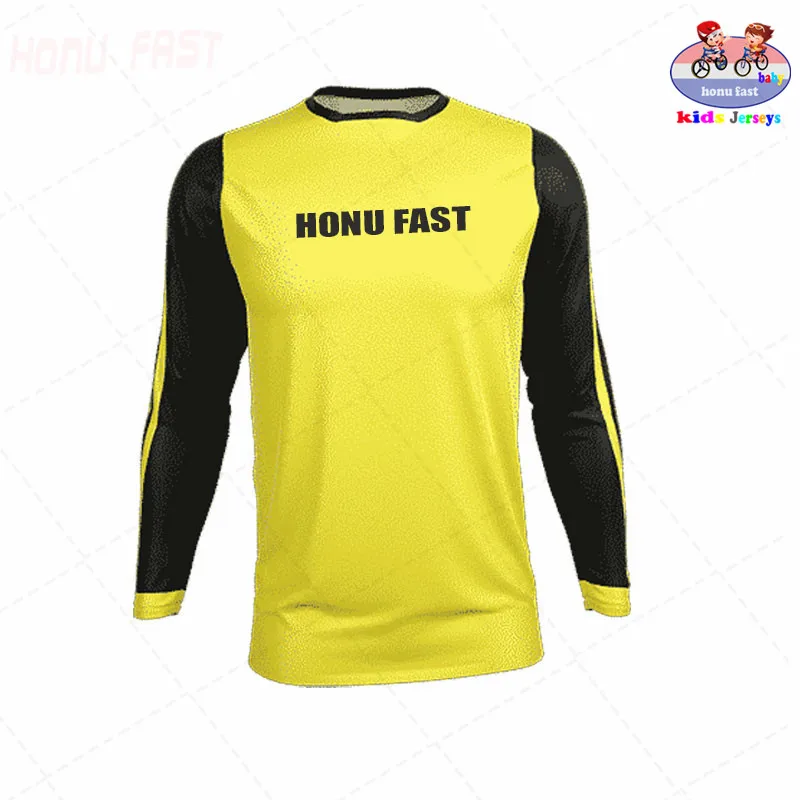 cycling jerseys 5 Детская moto крест Джерси moto Джерси быстросохнущая горные велосипедный вынос руля рубашка для детей Детский MTB футболка Майки moto Велосипеды майки - Цвет: cycling jerseys 5