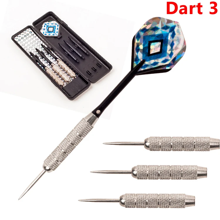 Dart 3 3 шт./кор. Профессиональный Дротика s 20g Сталь советы Дротика s практика стрельба бросание Дротика s Перелёты Дротика полета борона чехол Дротика - Цвет: Dart 3