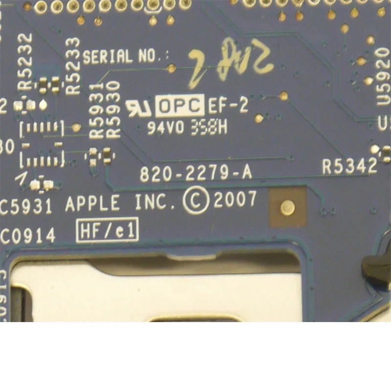 Материнская плата 661-4708 для Macbook A1181 C2D Penryn 2 1 ГГц T8100 SLAPT материнская 820-2279-A