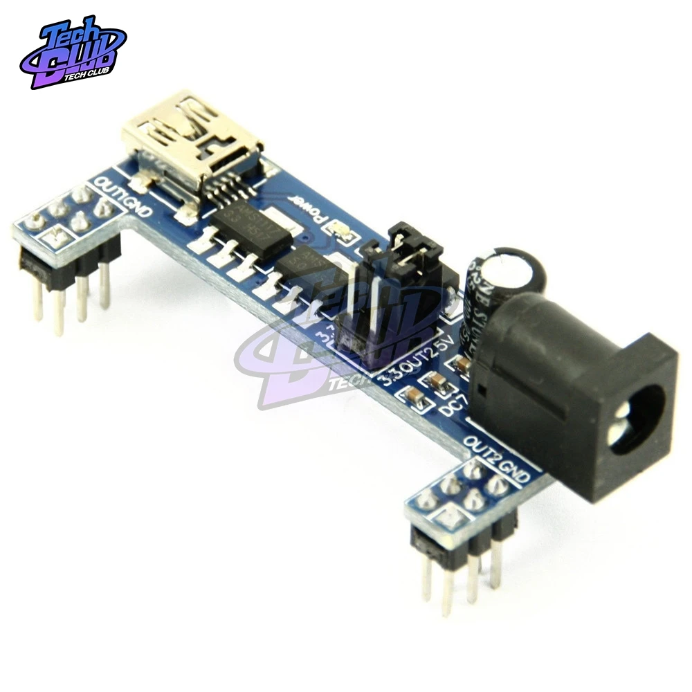 Макетная плата MB102 модуль питания постоянного тока 3 В 5 для безsolderless Mini USB блок