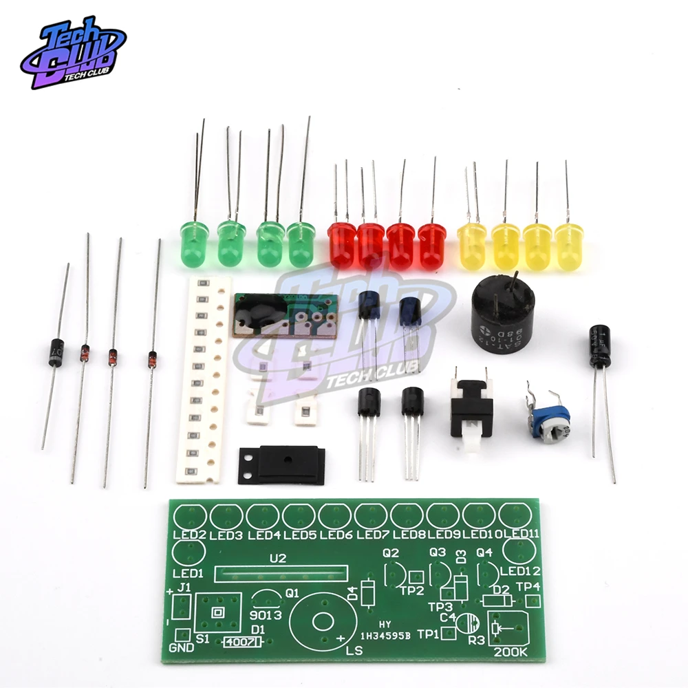 Музыкальный фонарь CD4060 набор сделай сам фэнтезисветильник производство