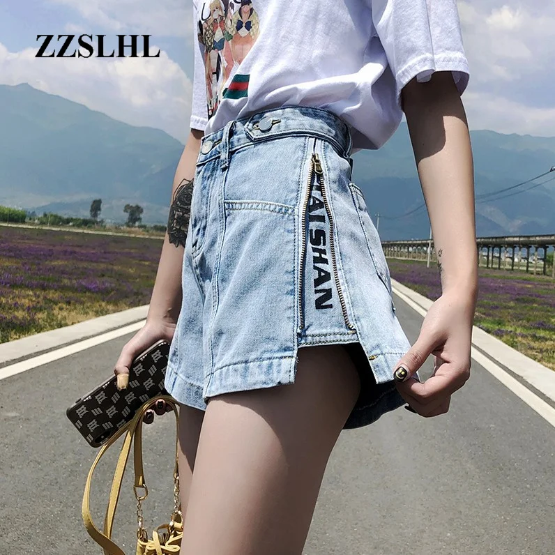 

Джинсы с завышенной талией, широкие, модные, в стиле ins, лето 2020