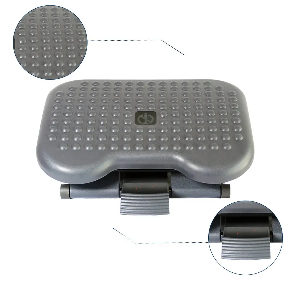 

Ergonomic Footrest Home Multifunctional Leisure Office Footrest Foot Pressure Relief Comfortable Rest 3 Heights