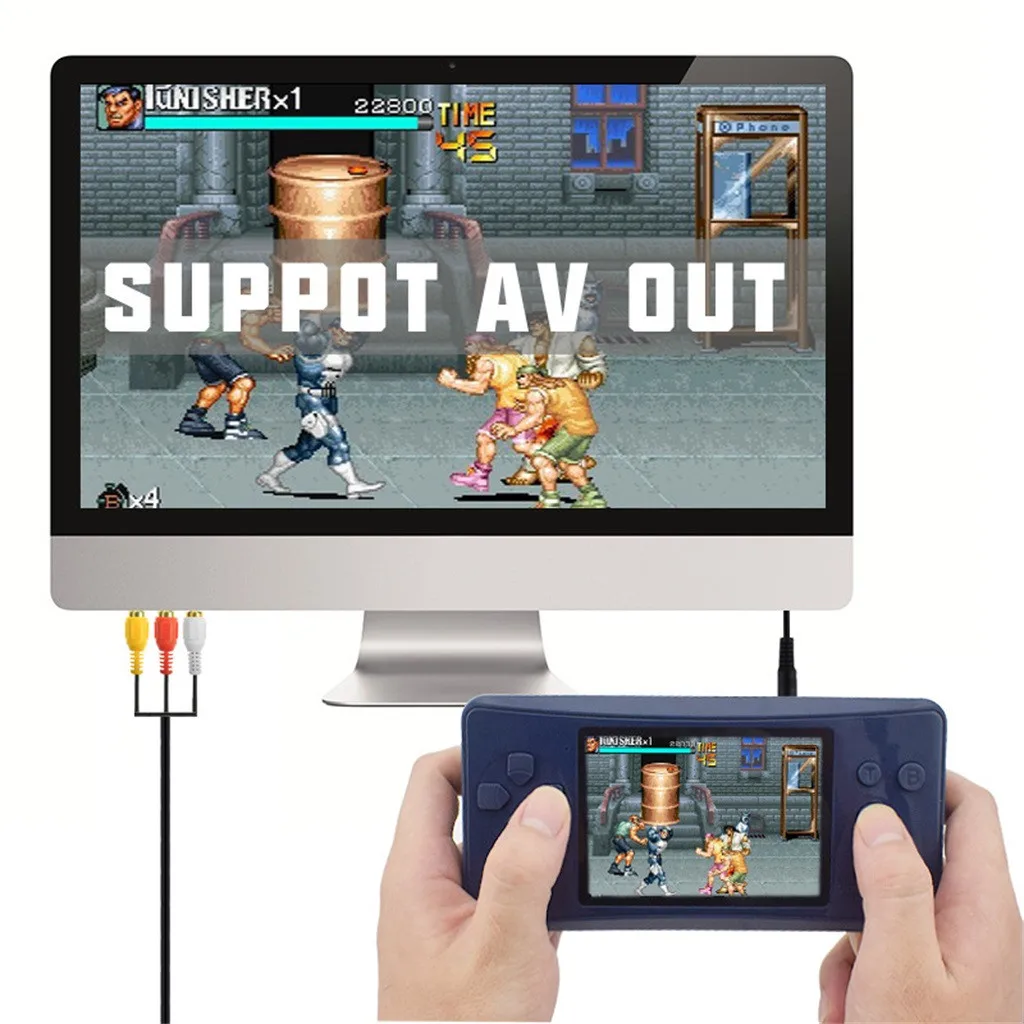 Горячая портативная игровая консоль 2019 портативный мини экран 3 5 дюйма
