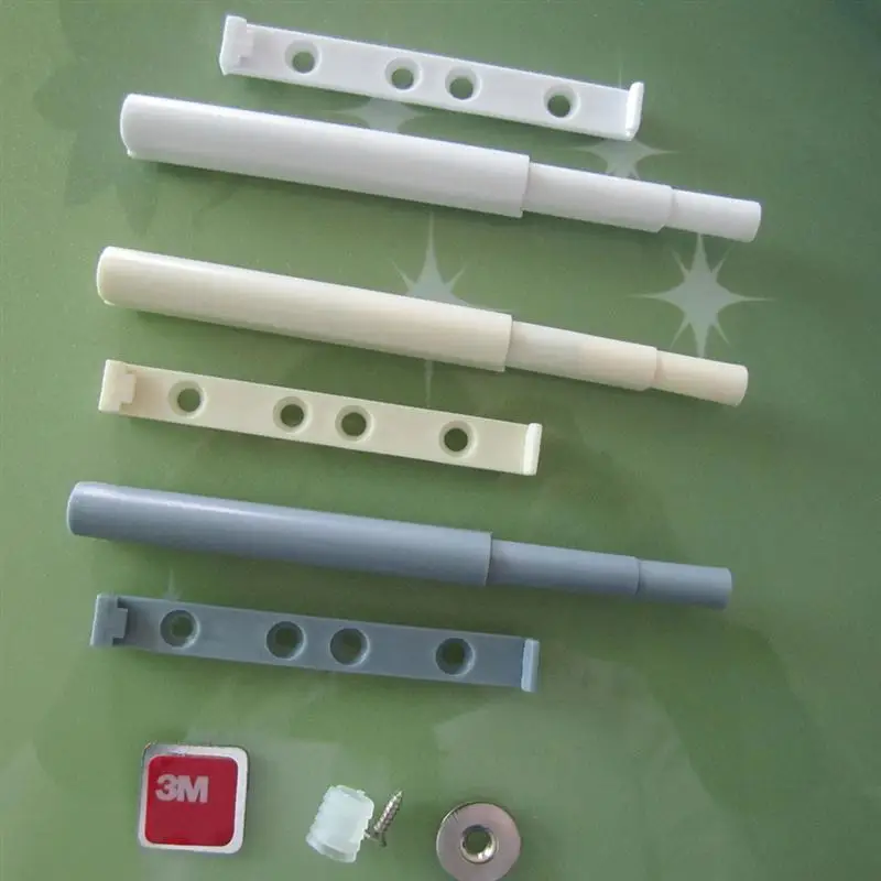 10 шт. пластиковый шкафчик защелка дверного ящика кнопка для открытия системы